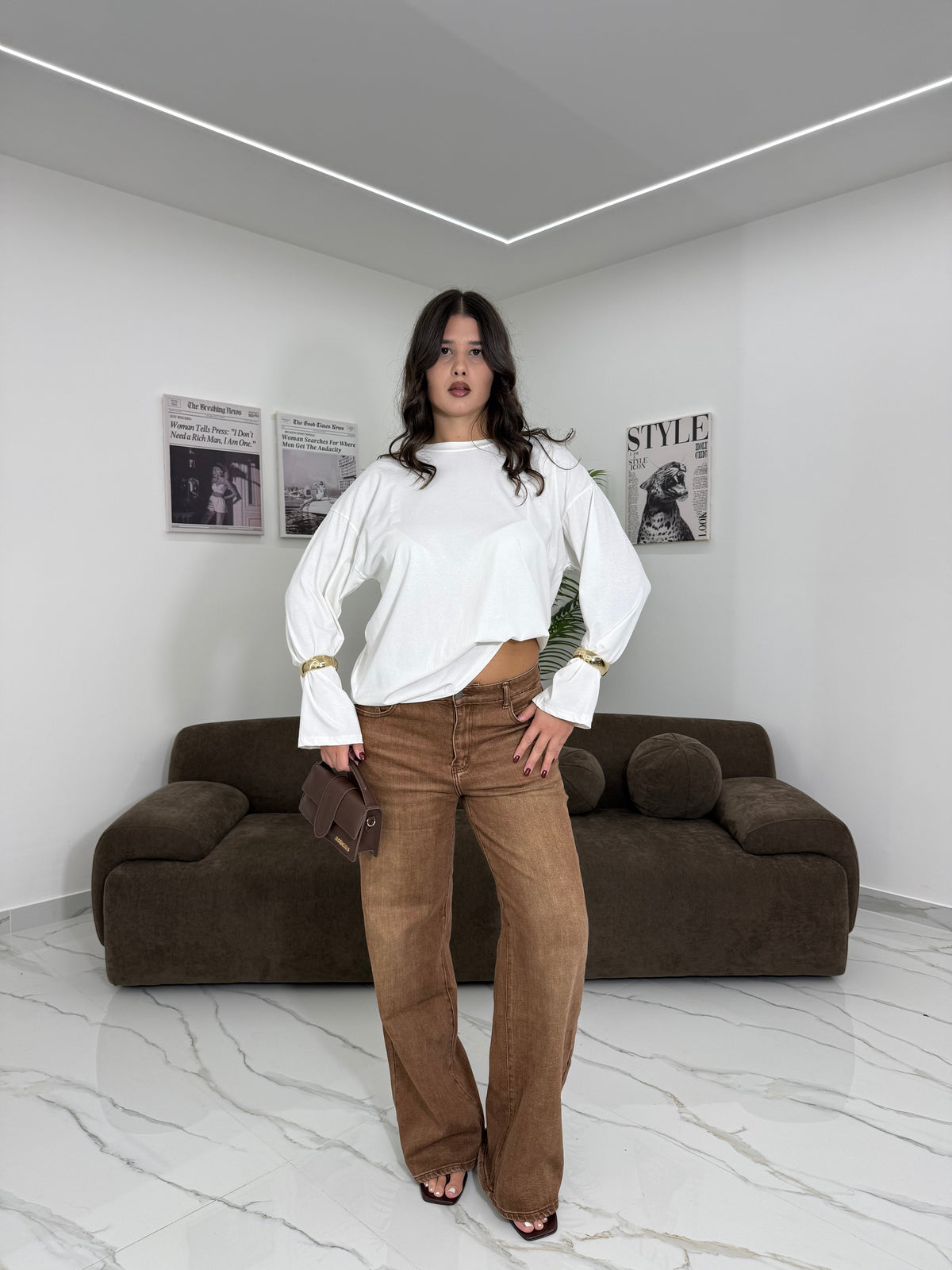 MAGLIA COTONE BASIC SENZA SPALLINE