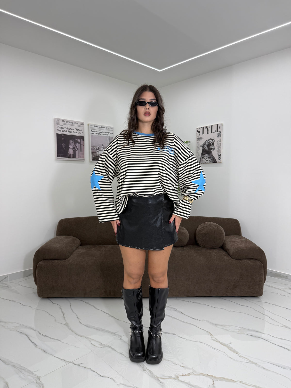 MAGLIA OVERSIZE STAR CLUB