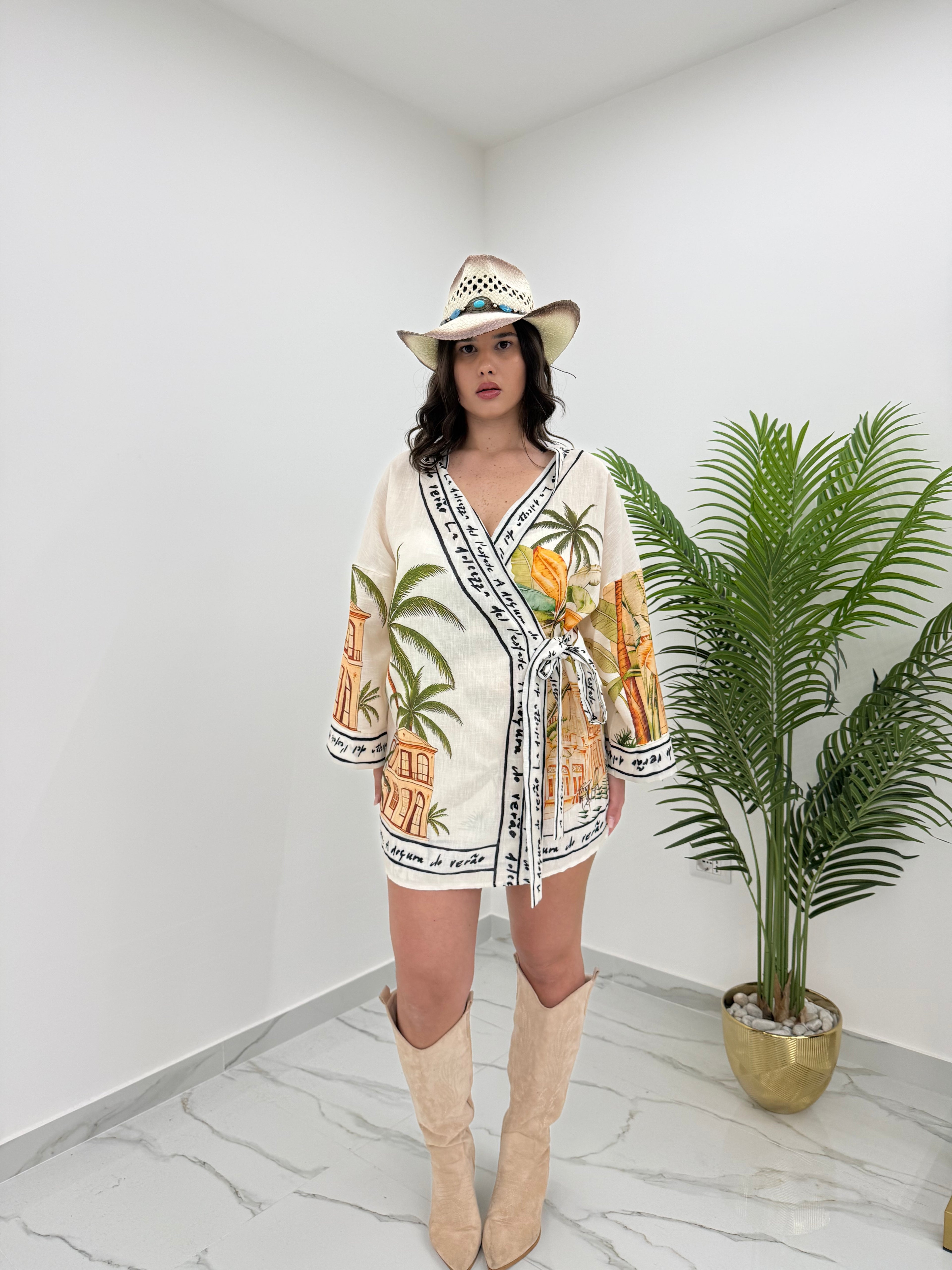 KIMONO TROPICAL