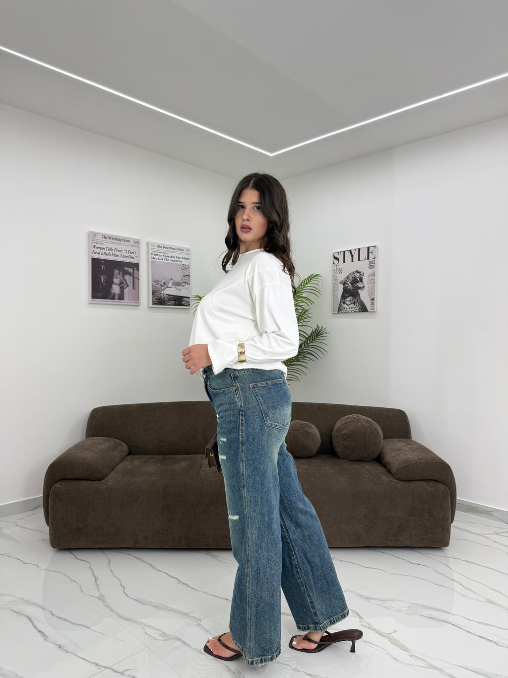 JEANS LESSY WIDE LEG