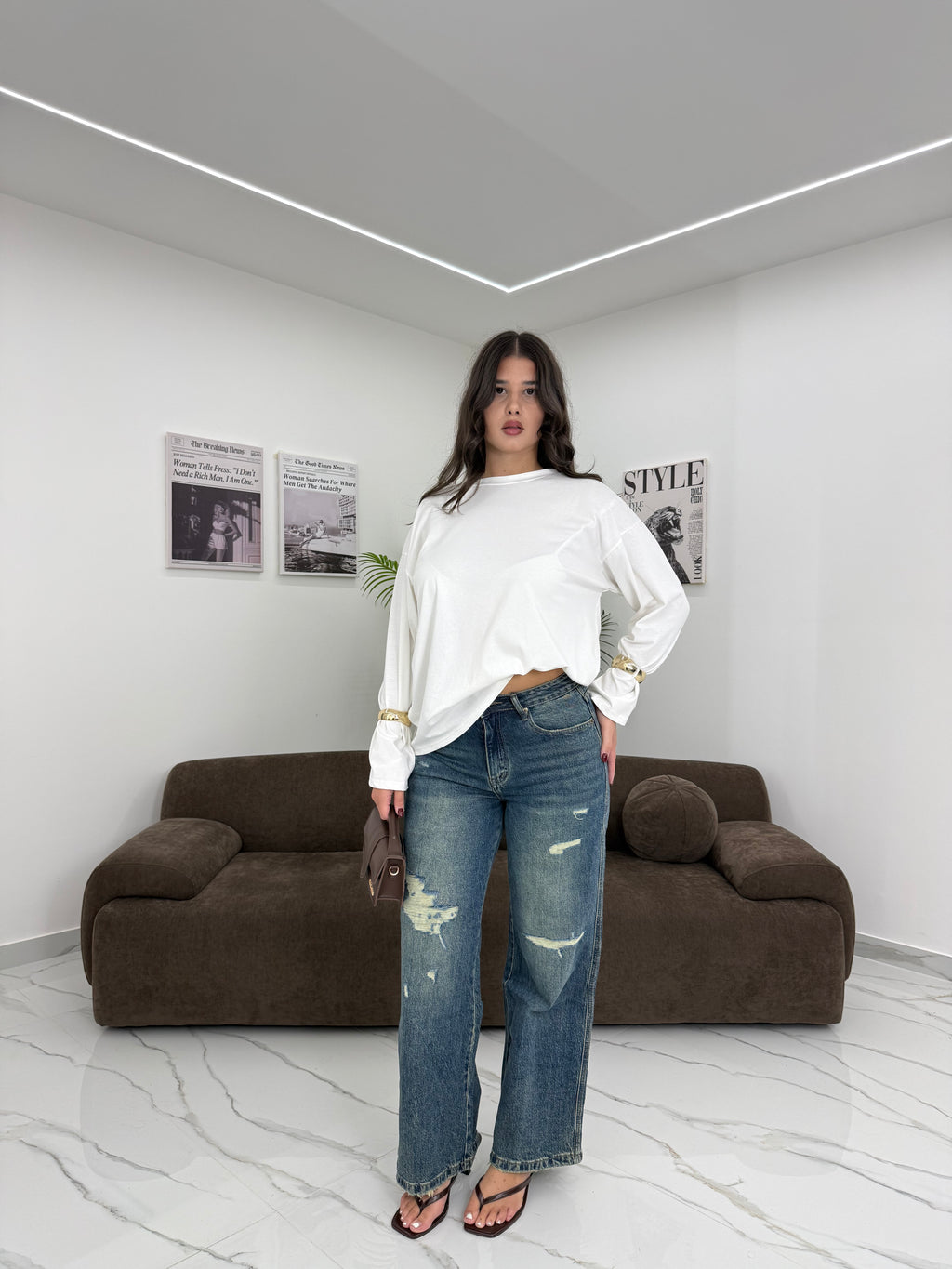 JEANS LESSY WIDE LEG