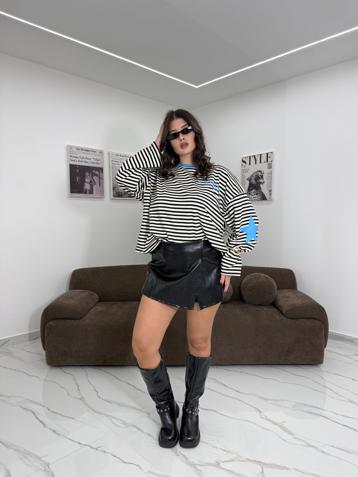 MAGLIA OVERSIZE STAR CLUB