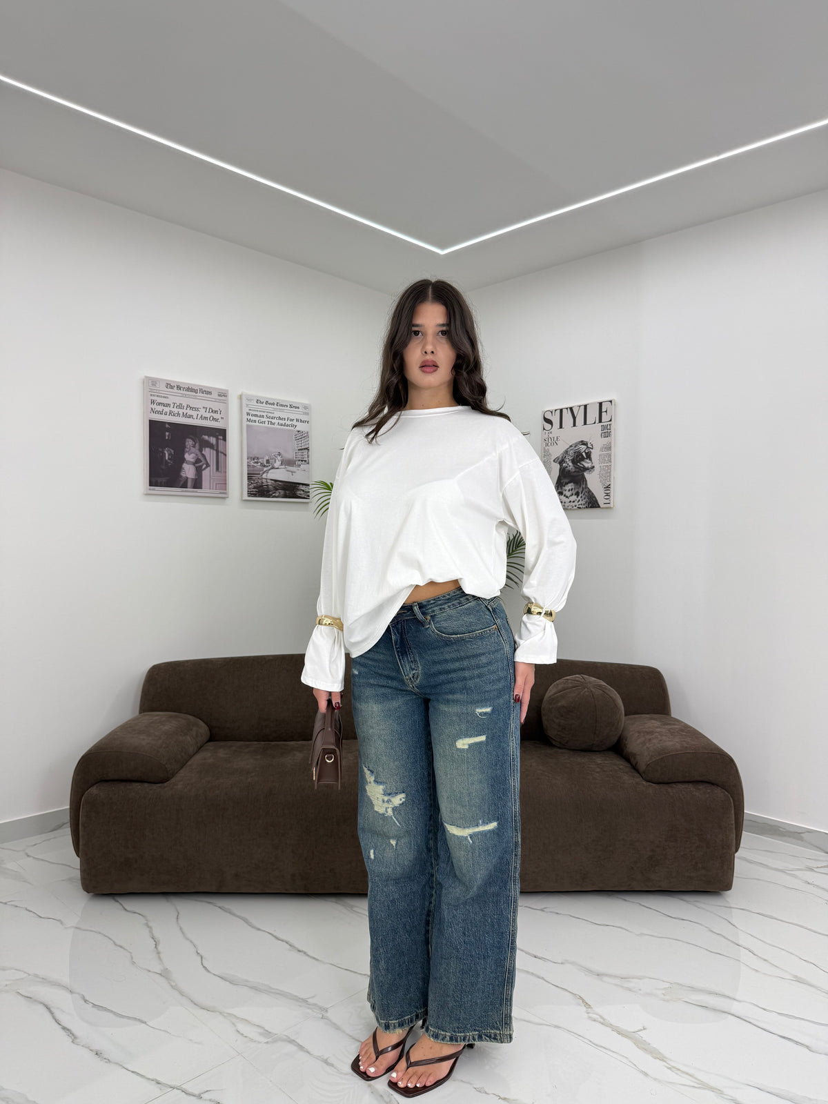 JEANS LESSY WIDE LEG