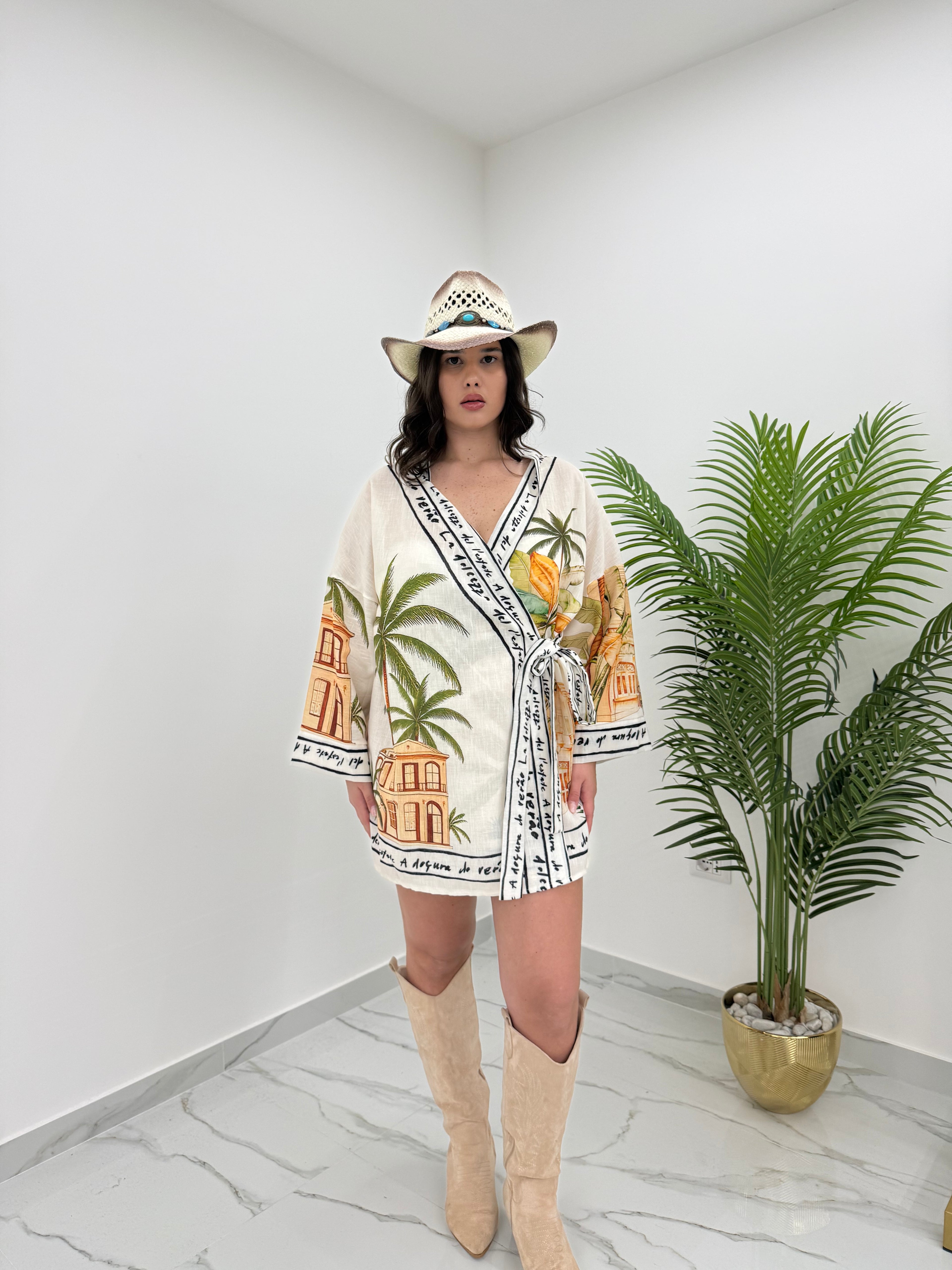 KIMONO TROPICAL