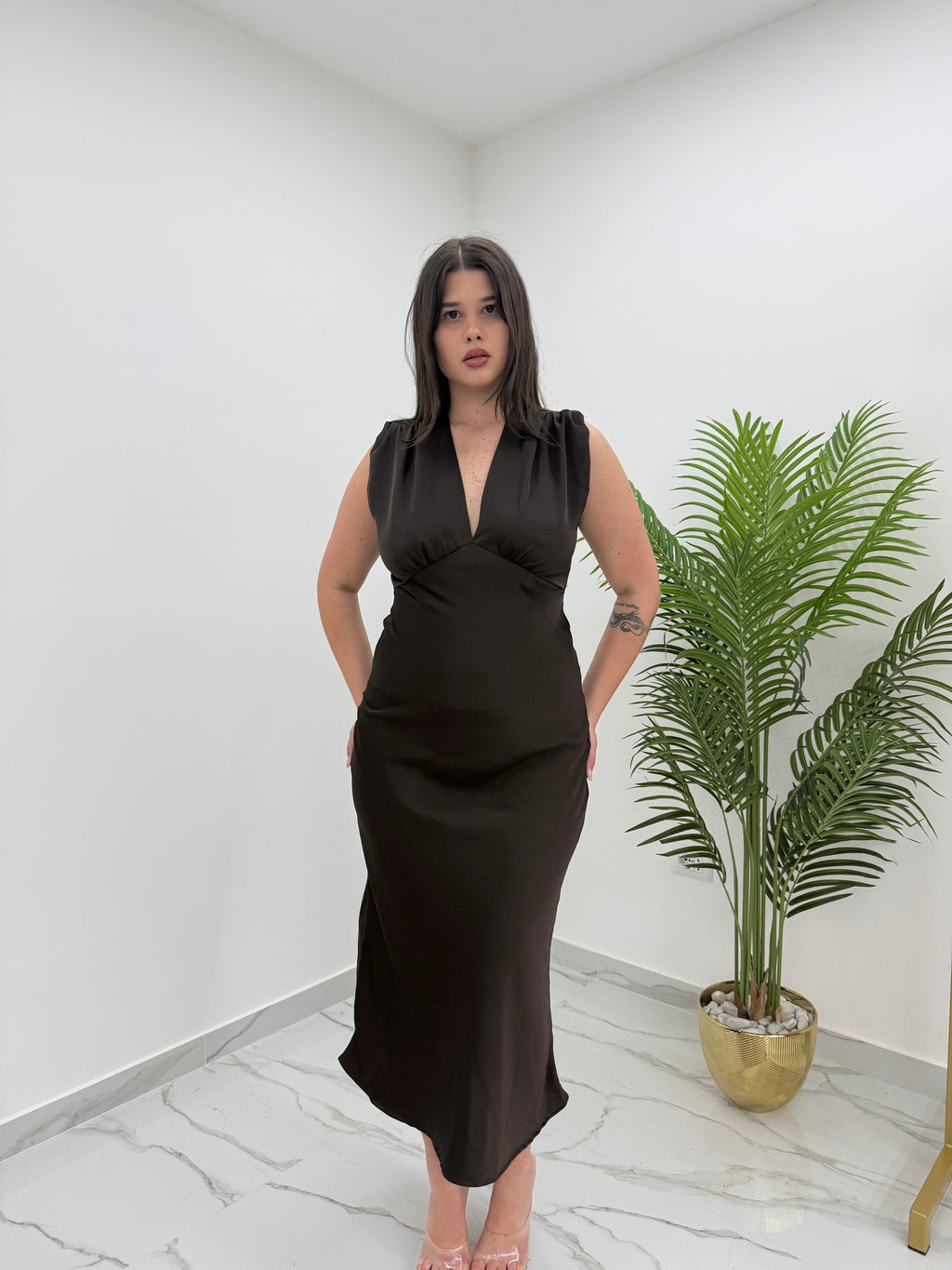 DRESS SATIN